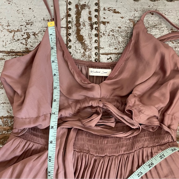 Mustard Seed Dusty Mauve Diamond Maxi Dress - Picture 16 of 16